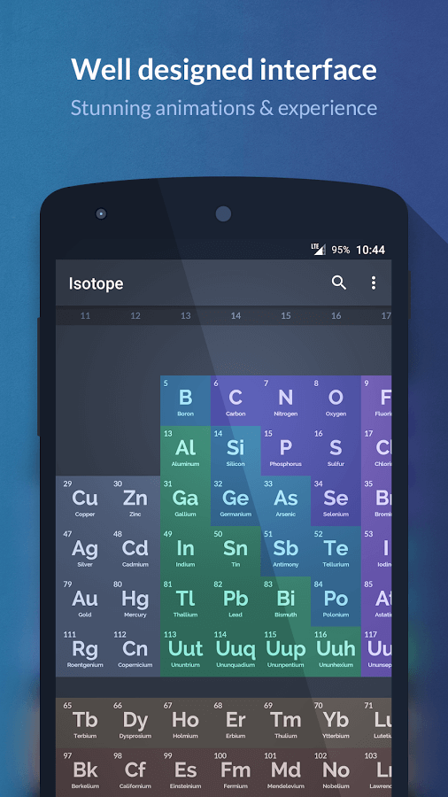Print do Isotope para Android.