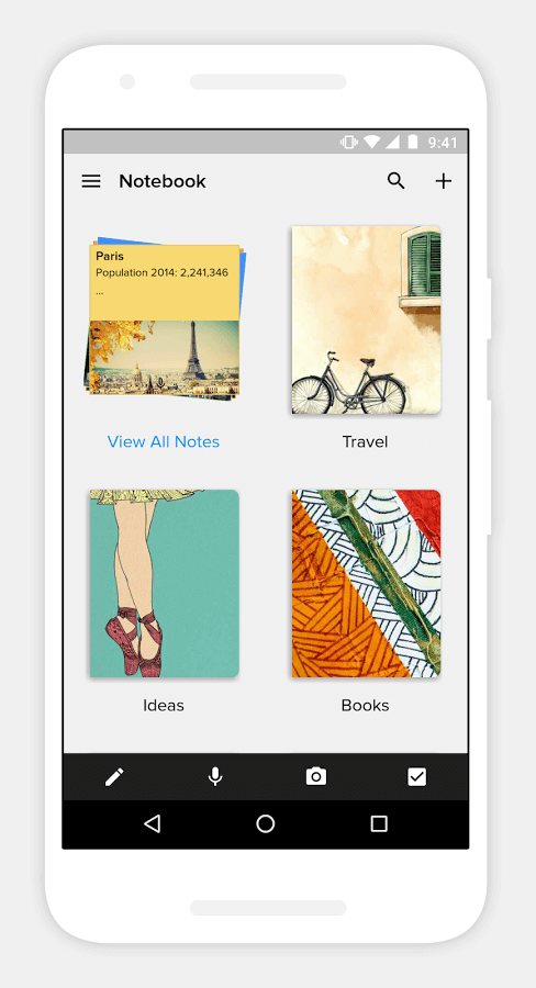 Print do Notebook para Android.