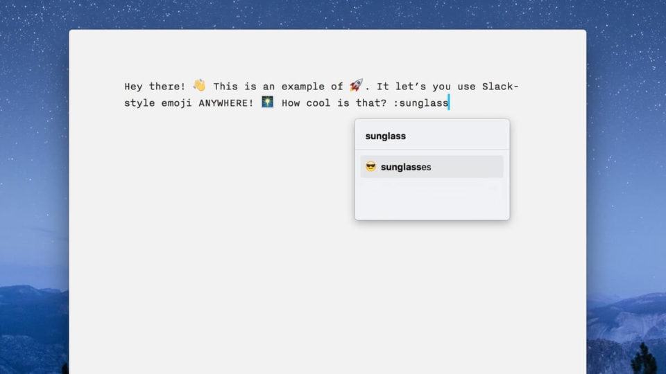 Print do Rocket para macOS.