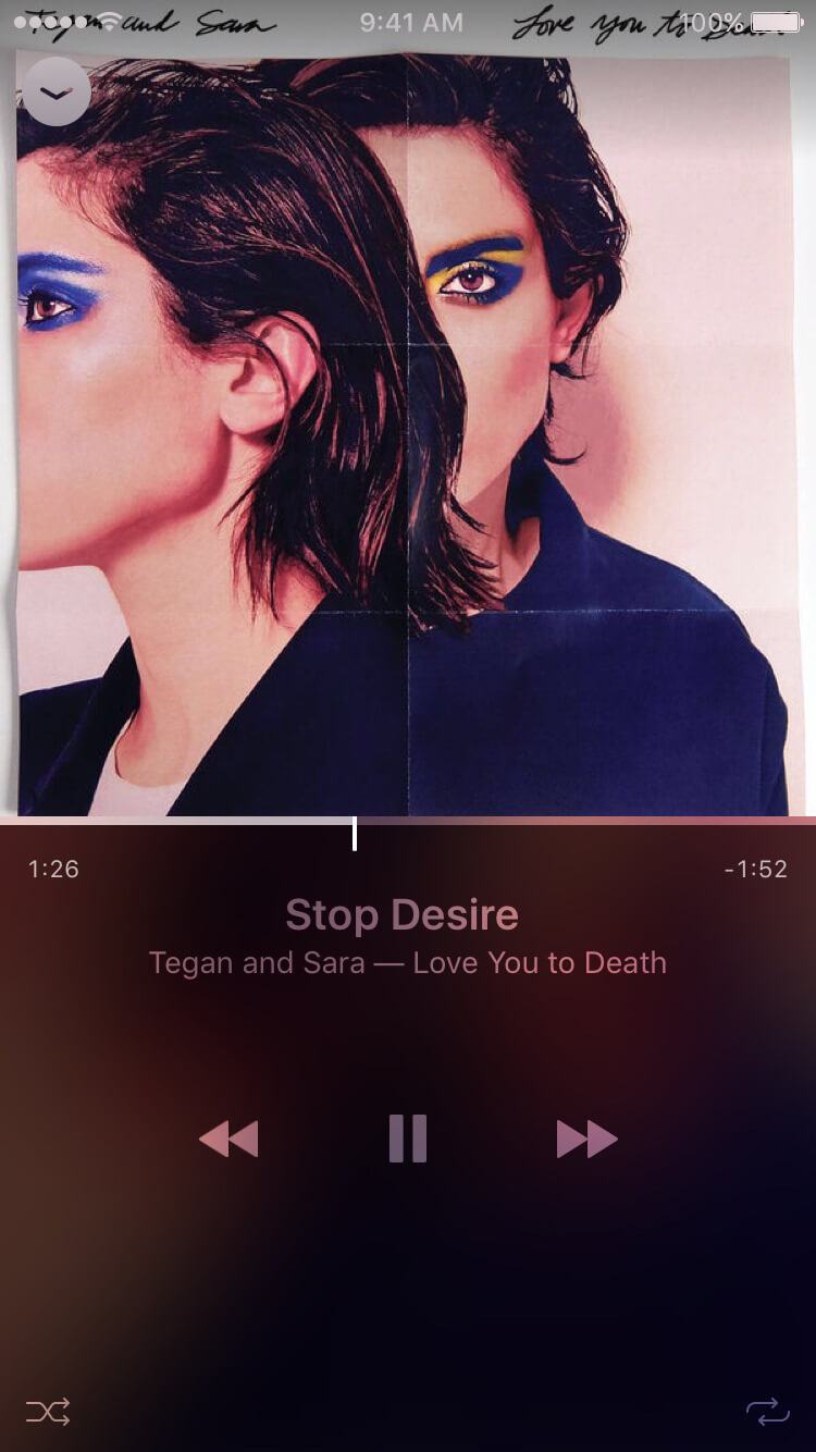 Print do Apple TV Remote para iPhone.