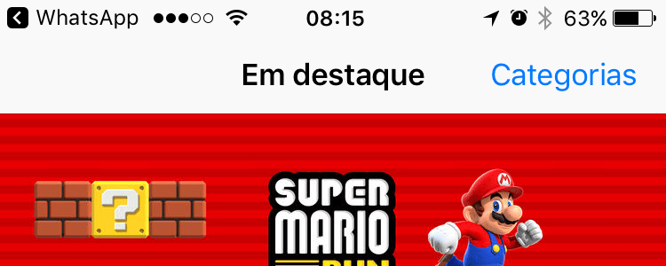 Atalho para voltar apps no iOS 10.