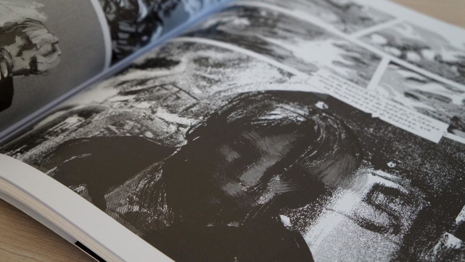 Outra página de V.I.S.H.N.U. no detalhe.