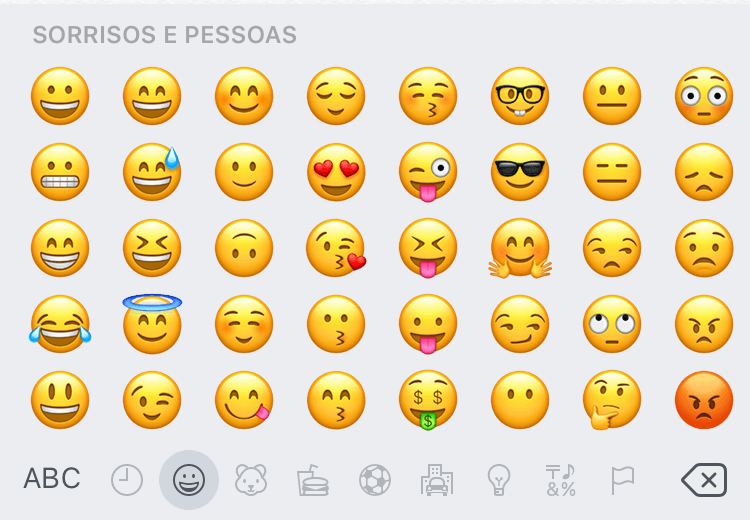 Novos emojis do iOS 10.