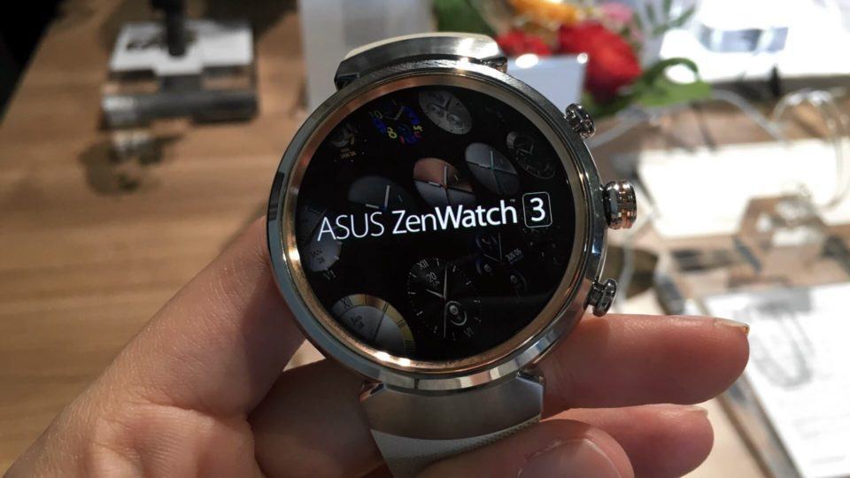 Close do smartwatch ZenWatch 3, da Asus.