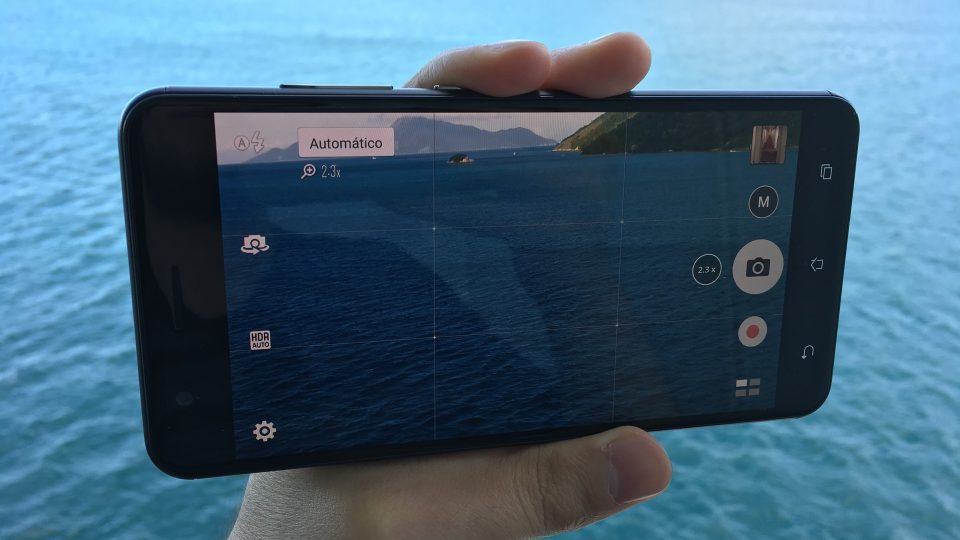 Câmera do Zenfone 3 Zoom.